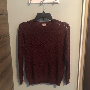 ⛔️DONATED⛔️B_envied - Women’s Burgundy Sweater
